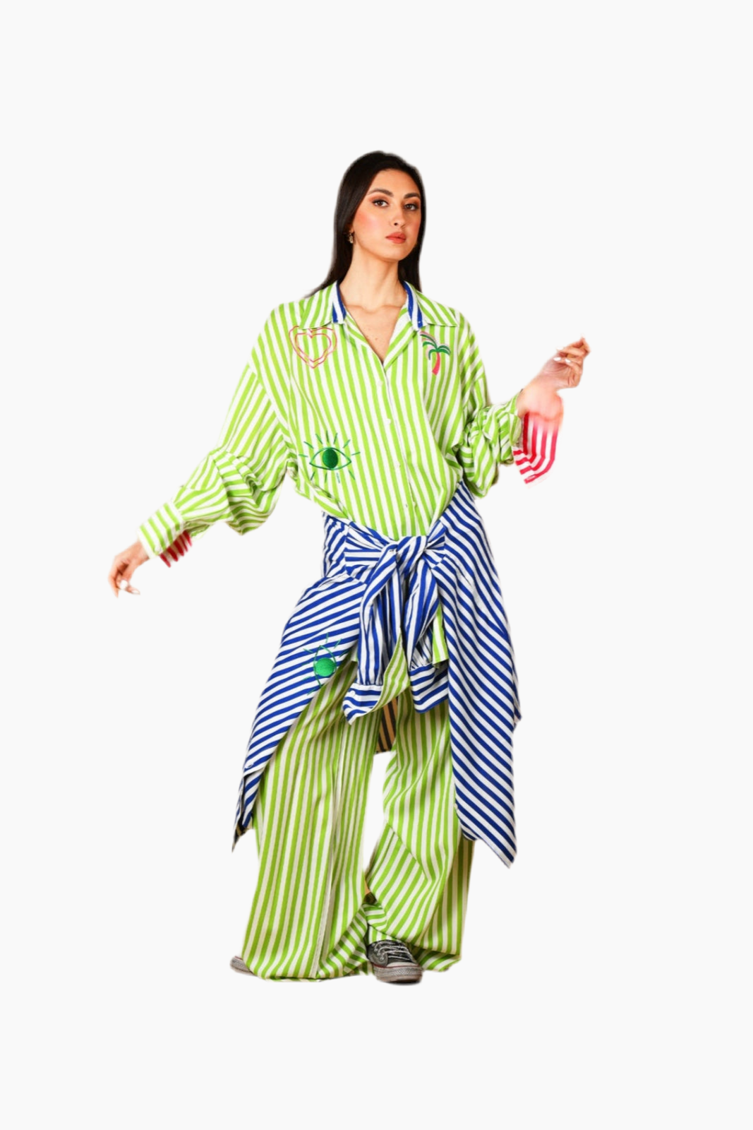Suzi Short Stripes Outfit