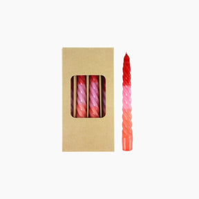 CANDLES"TWIST" S/4