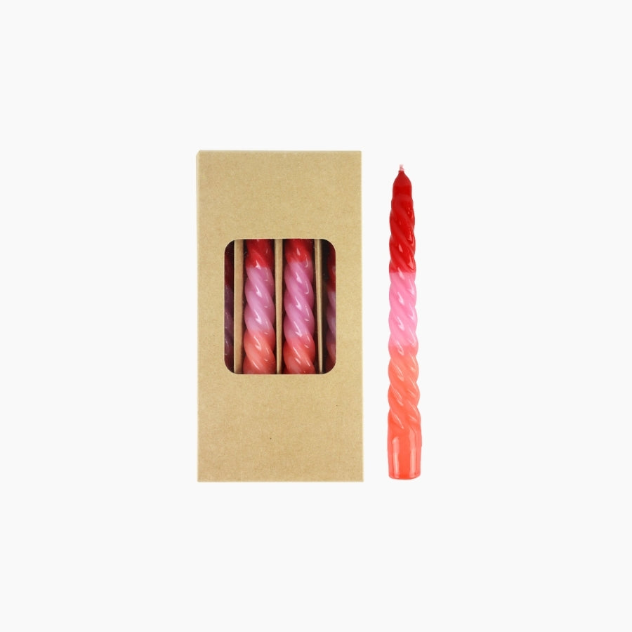 CANDLES"TWIST" S/4