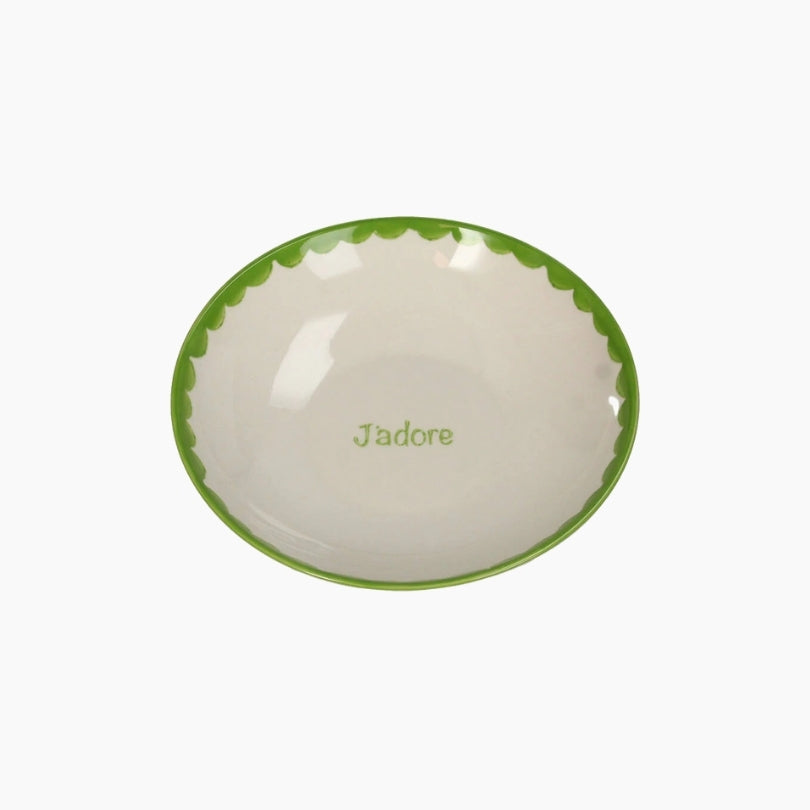 Bowl Jâ€™adore Stoneware Green 17.5x17.5x4cm