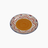 Plate Waves Stoneware Multi 18x18x2.5cm