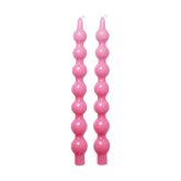 Curved Candles in Pink Color
- 10HR - 2-pack