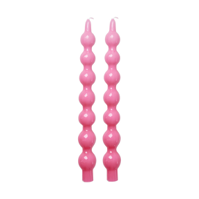 Curved Candles in Pink Color
- 10HR - 2-pack