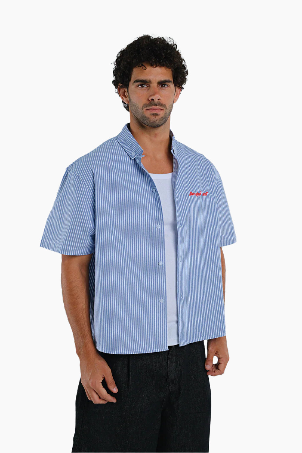 Striped Blue Shirt