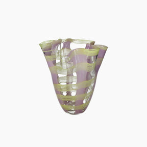 KAL-4429 Vase Glass Yellow 21x21x24.5cm