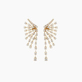 Stud earrings with stones