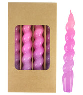 CANDLES"TWIST" S/4