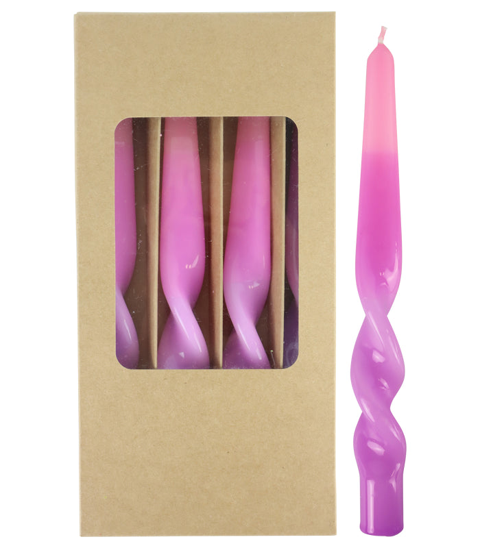 CANDLES"TWIST" S/4