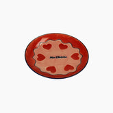 Plate Hearts Stoneware Multi 20x20x2.5cm