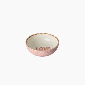 Ceramic Bowl with Hand-painted LOVE -Pink - 300 ml
