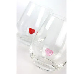 GLAS-CUPS"HEARTS"
