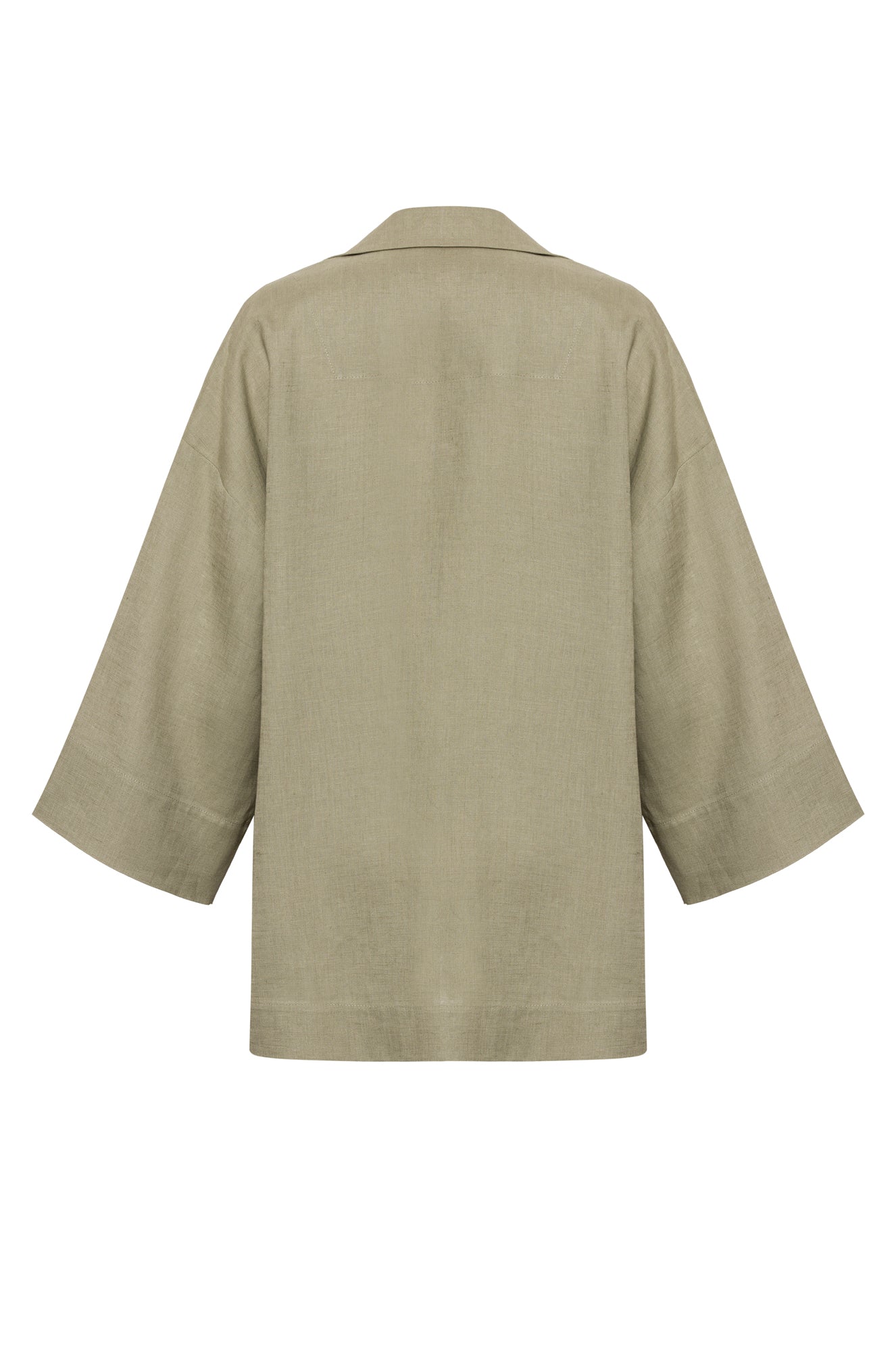 Light brown jacket on a white background