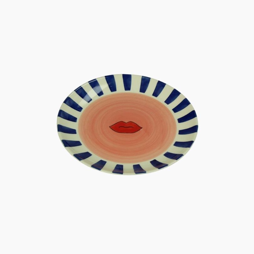 Plate Kiss Stoneware Multi 21x21x2.3cm