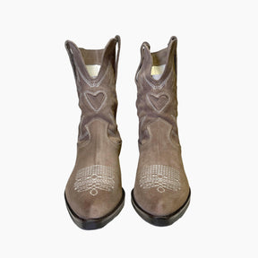 906CAM Tronchetto Donna In Pelle F.Do Tunit - FLTRD UAE