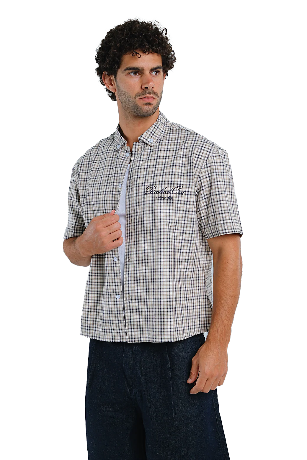 Checkered Yellow Shirt
