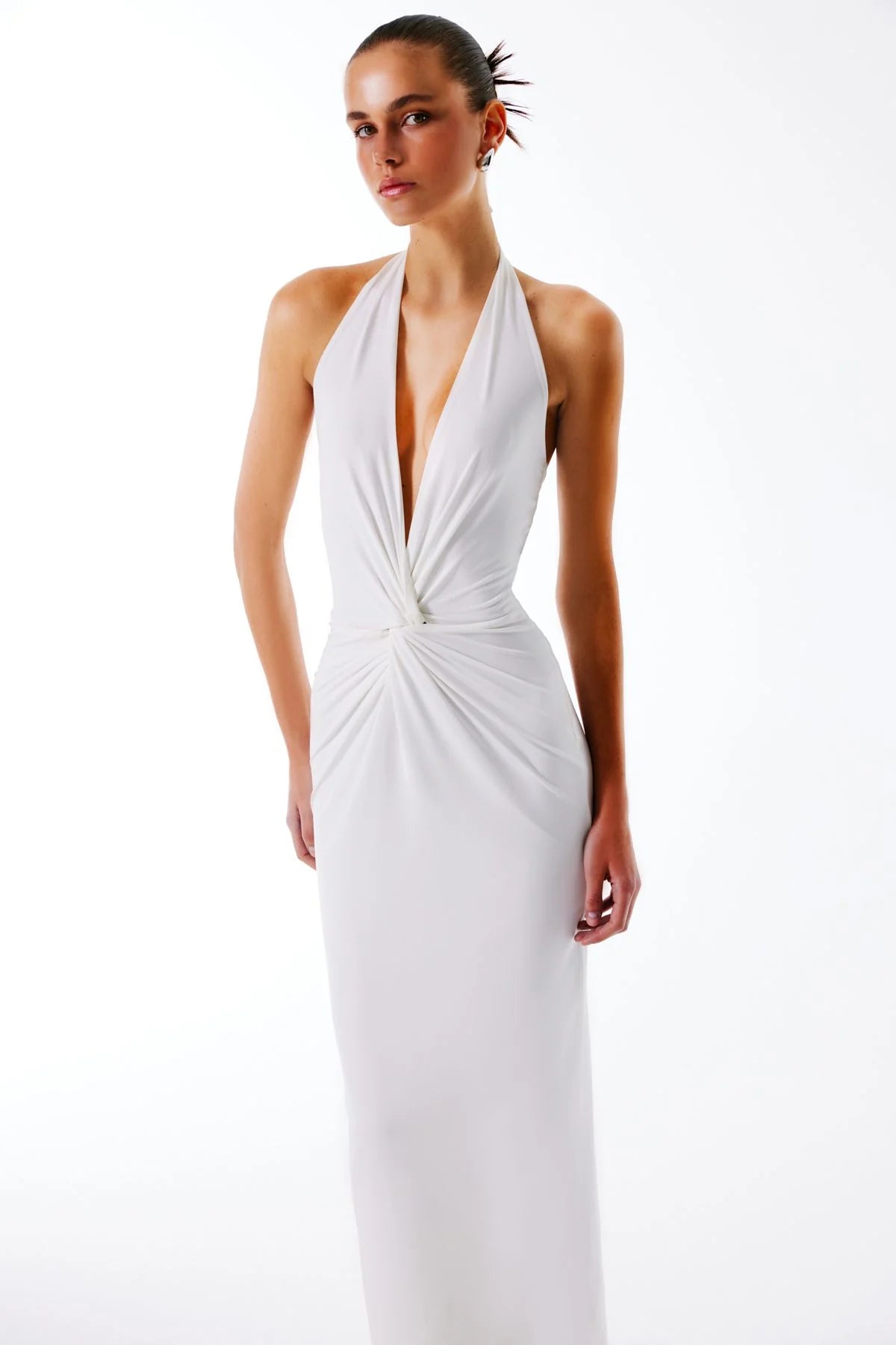 ALURA V Neck Maxi Dress