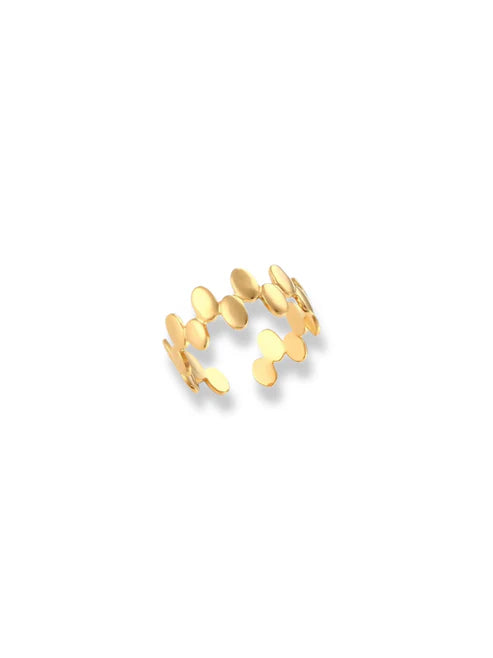 Gold drops ring