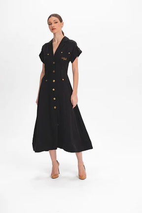 Onyx Breeze Dress