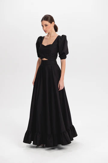 Onyx Pansy Skirt