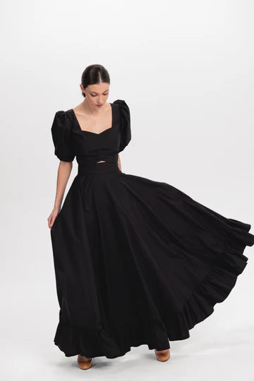 Onyx Pansy Skirt