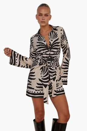 Arlette Sleeved Mini Dress