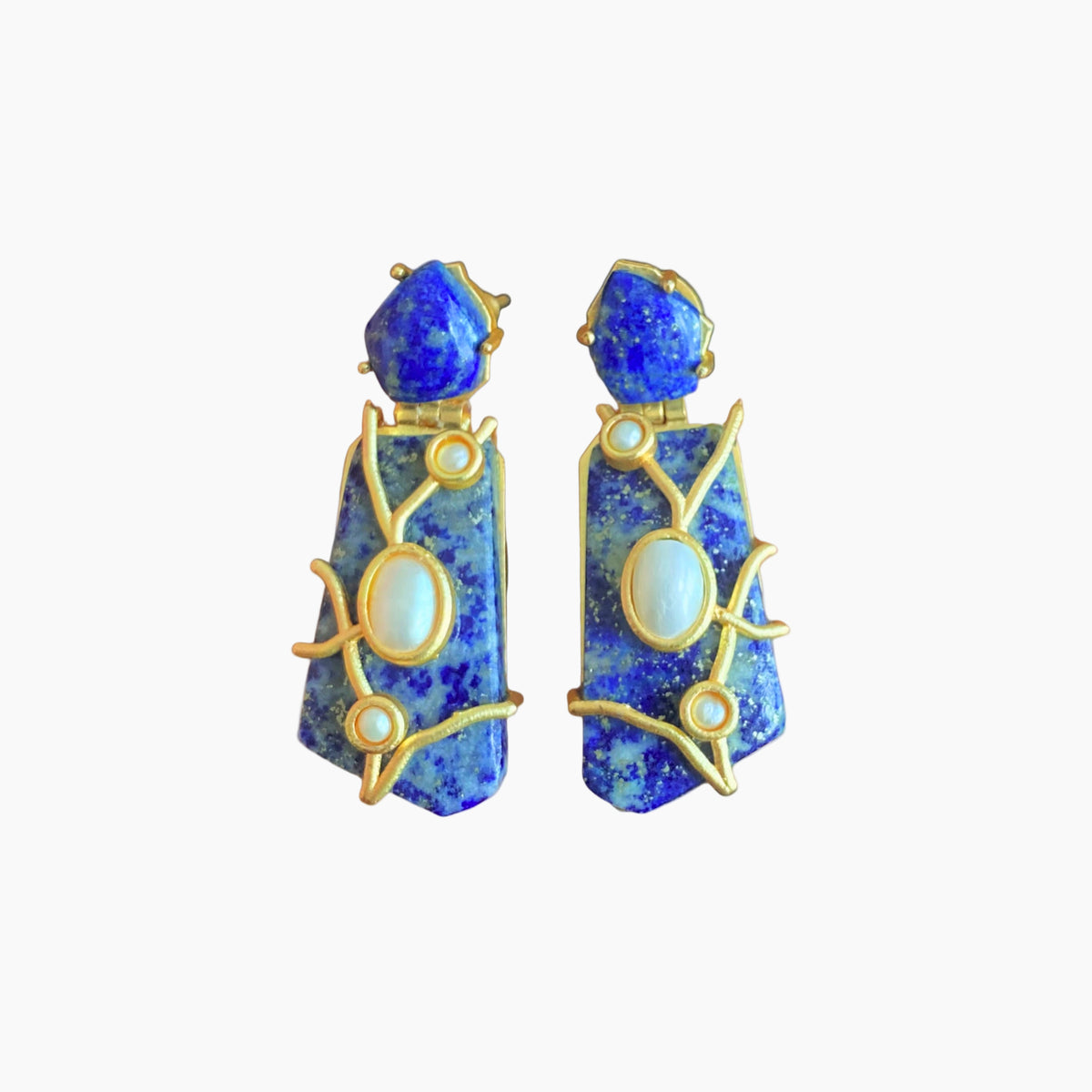 Le Quai Blu Earrings