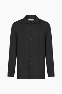 Black textured shirt 