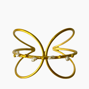 Crowned Elegance Lines Bracelet