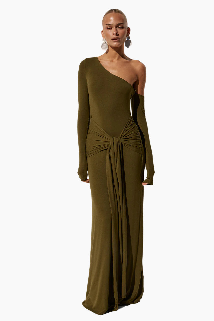Bianca One Shoulder Maxi Dress