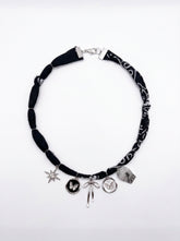 Black Silver Charms