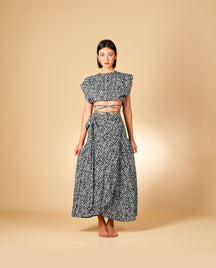 Wrap Skirt Long Outfit