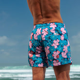 Sully Floral" swim shorts