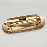 Matte Gold Wick Trimmer: Maintain an even burn and reduce soot by trimming your wicks with precision.
Matte Gold Wick Snuffer: Safely extinguish flames without smoke, ensuring a clean and elegant candle care routine.
Matte Gold Electric Lighter: Rechargeable and sleek, this lighter offers a modern, flameless way to light your candles.
Matte Gold Tray: A sophisticated base to keep your tools organized while adding a touch of elegance to your décor.
Type-C Cable: Conveniently charge your electric lighter for 