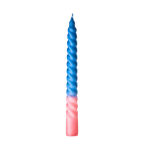 Twisted Candles in 3 Asst. Colors - 6HR