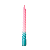 Twisted Candles in 3 Asst. Colors - 6HR