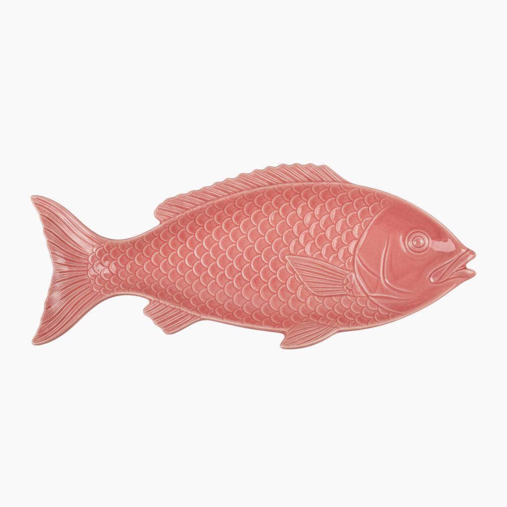 Pink fish-shaped object 