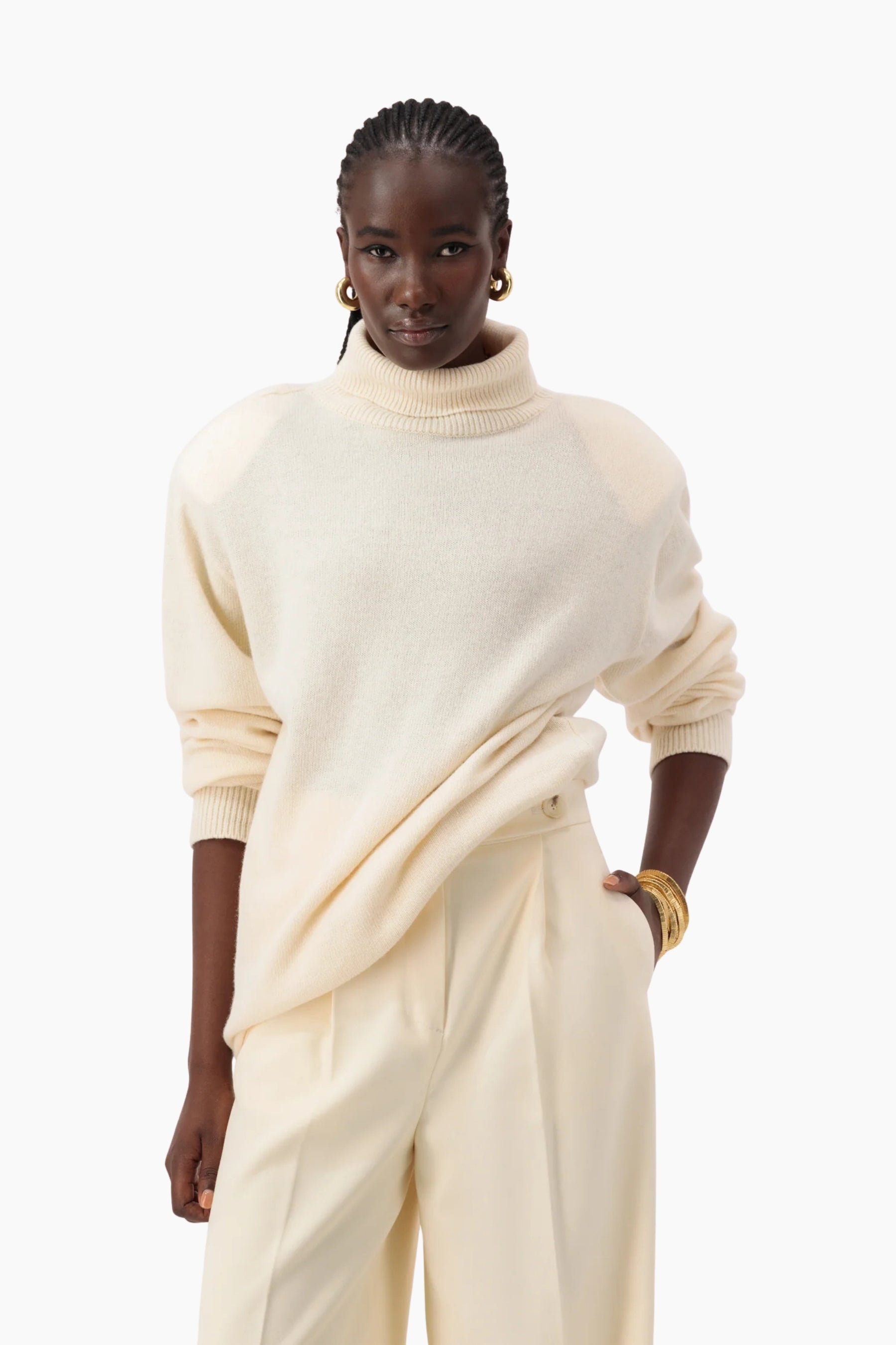 Sculpt Turtleneck Dress