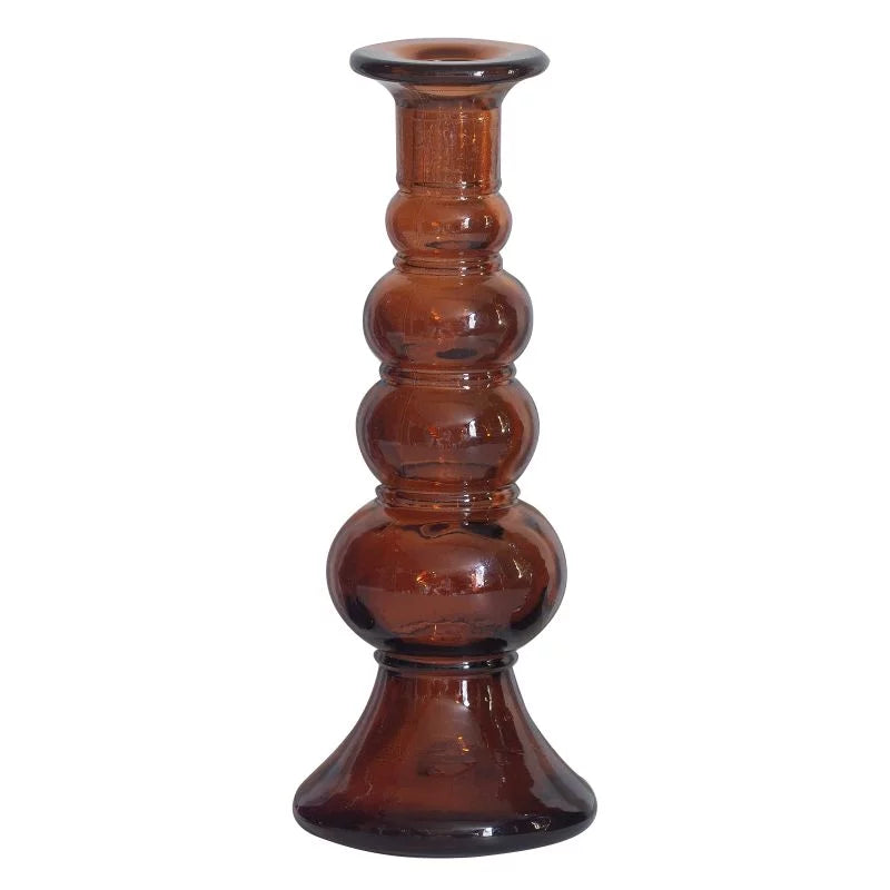 KK.80015 Kk Candleholder Recycled Glas Orange