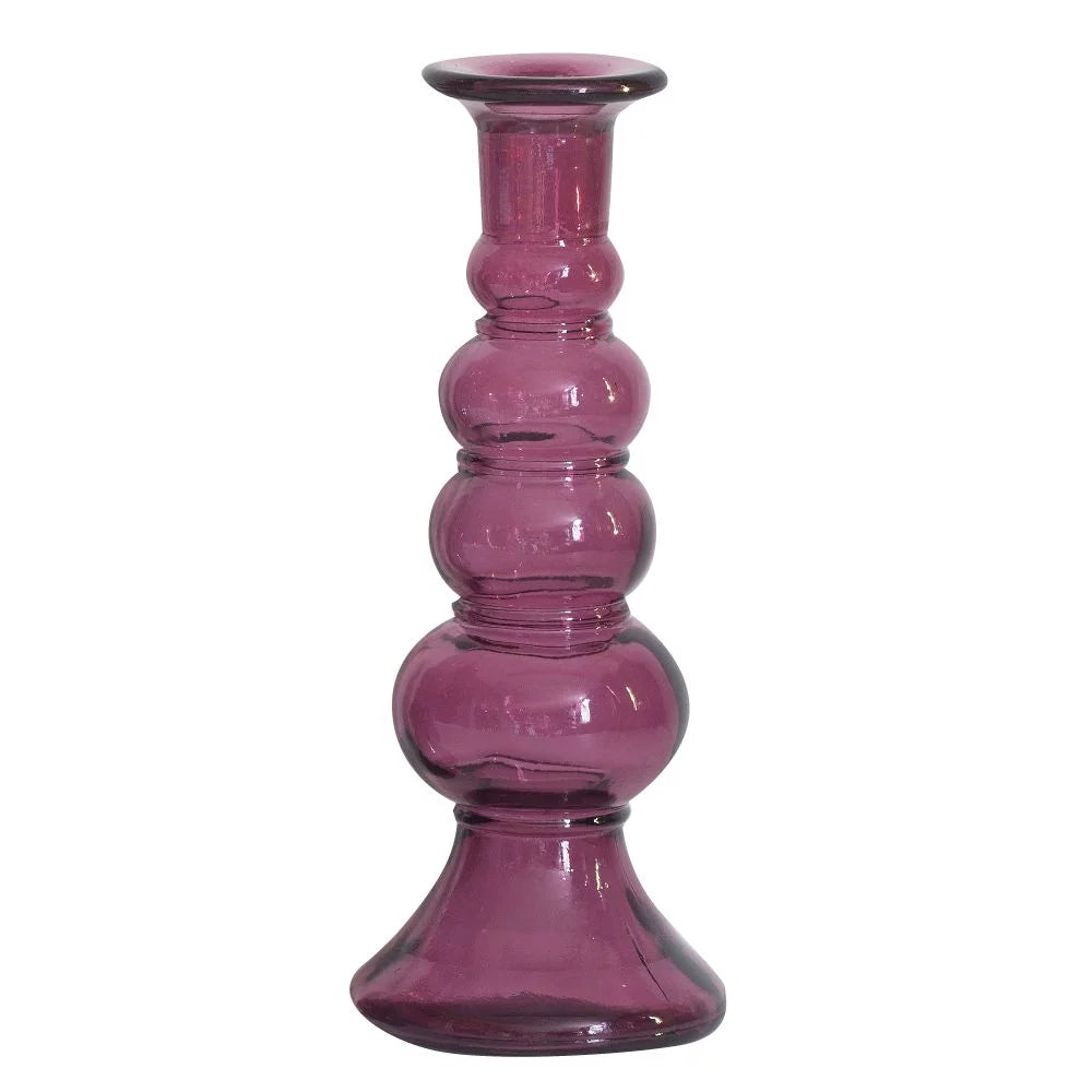 KK.80016 Kk Candleholder Recycled Glas Pink