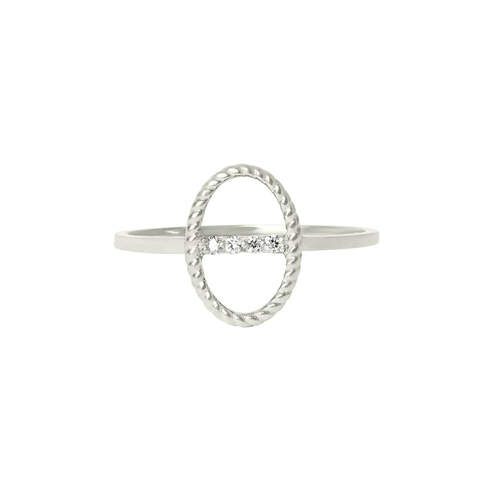 Celestial Diamond Bar Ring