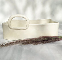 Ceramic Wide Bowl with Handle