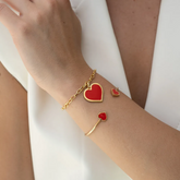 Cuore Linked Bracelet