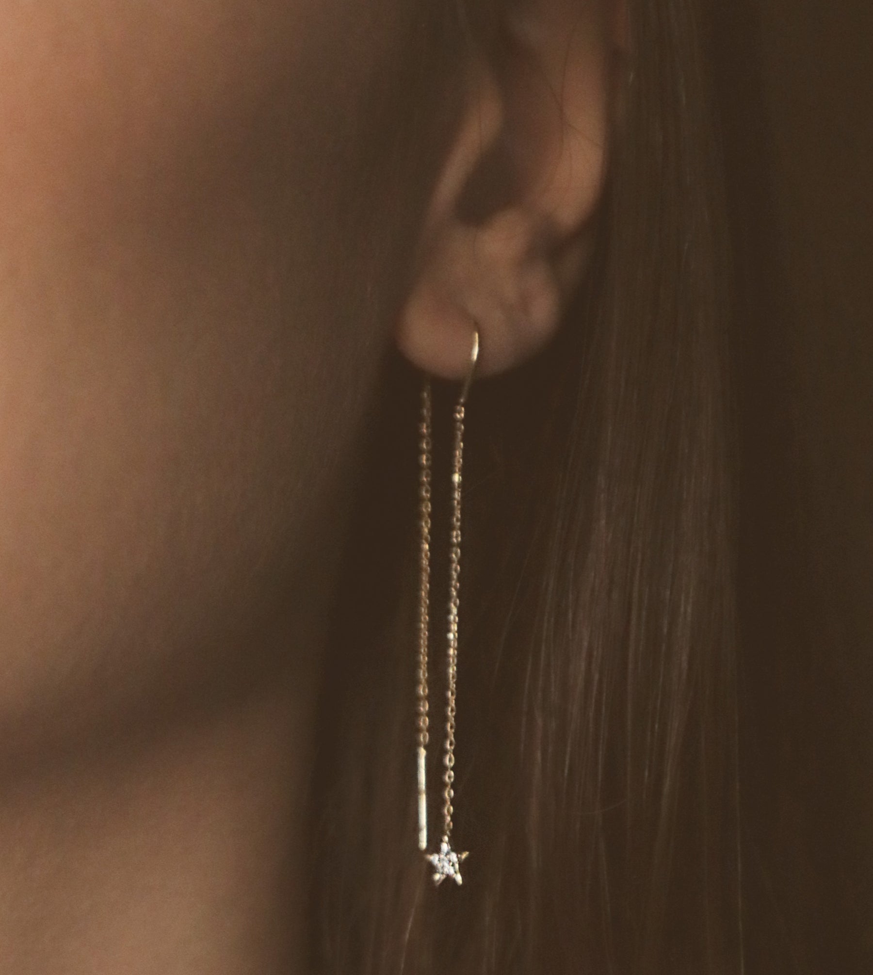 Dangling Star Earrings