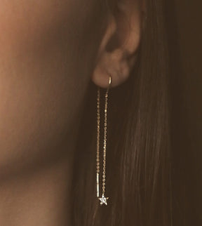 Dangling Star Earrings