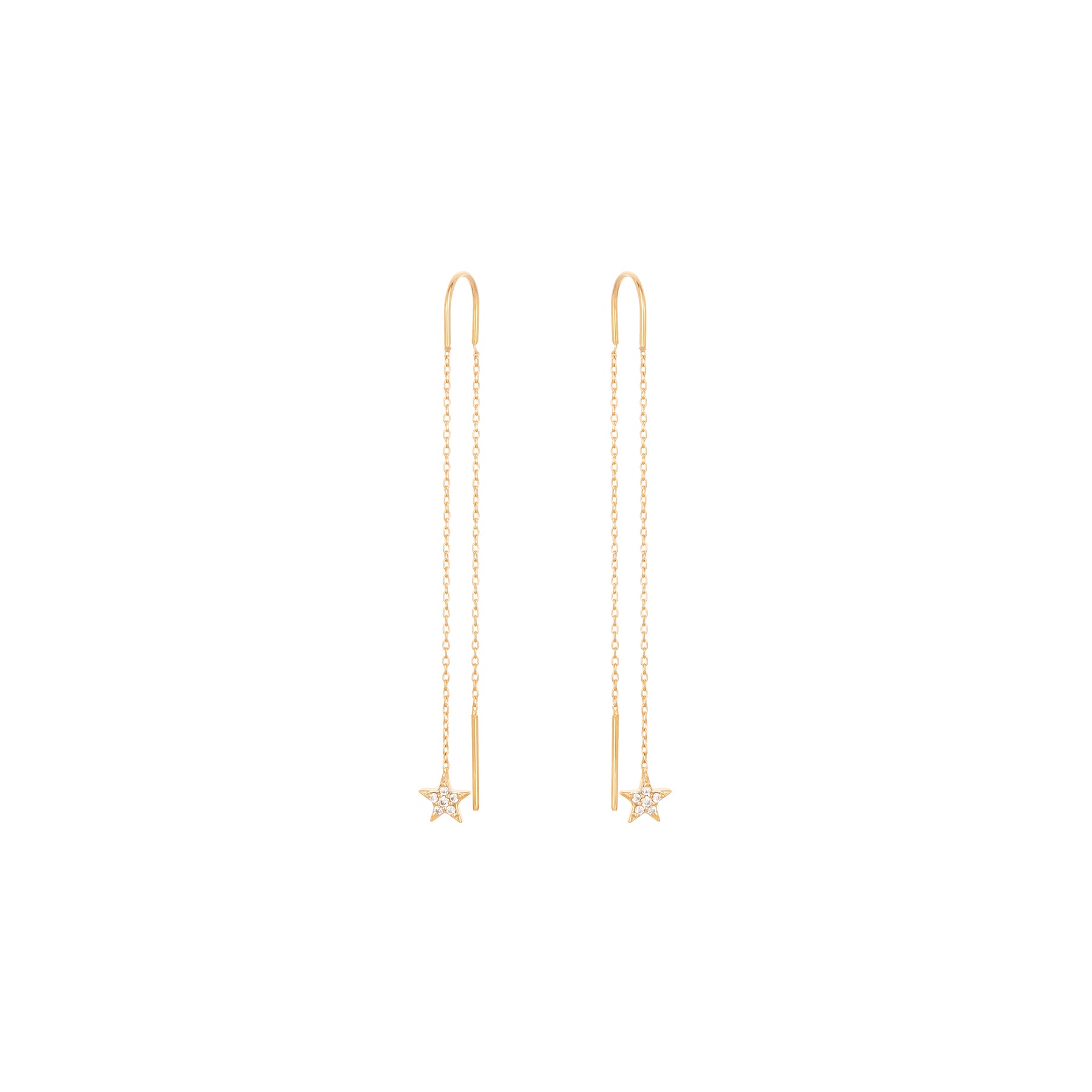 Dangling Star Earrings