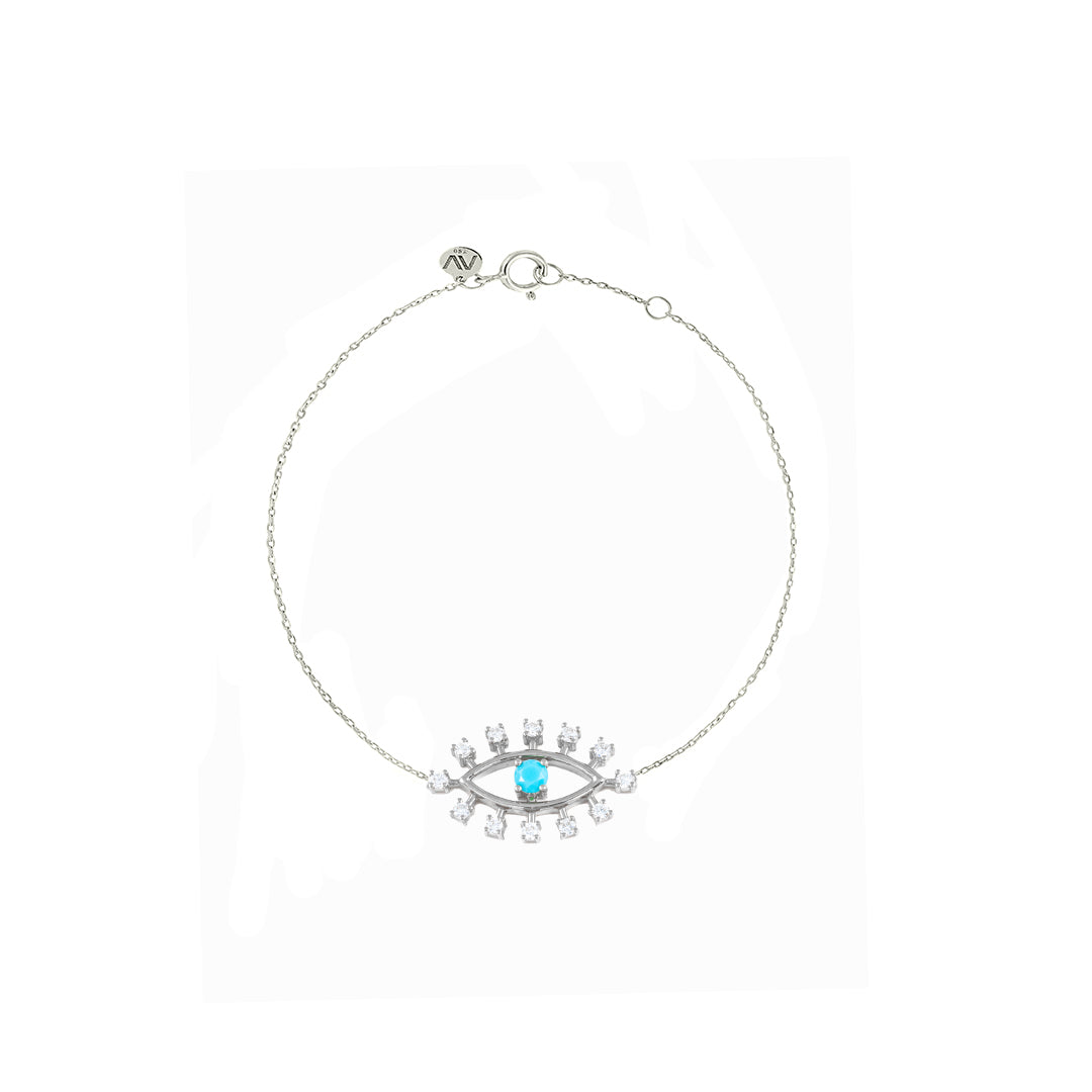 Evil Eye Diamond Bracelet