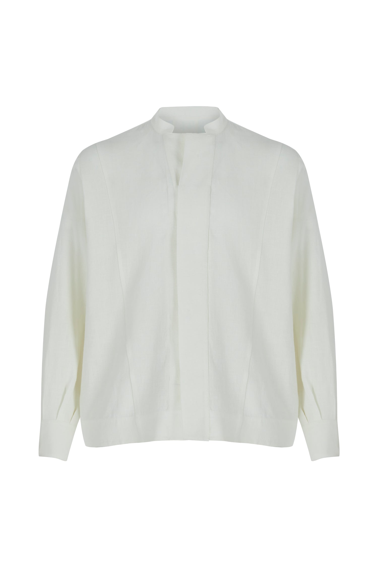 White blouse on a white background
