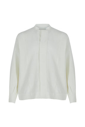 White blouse on a white background