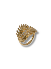 Gold Palm Adjustable Ring