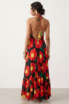 Angie Long Boho Dress with Boho Shell Tasse